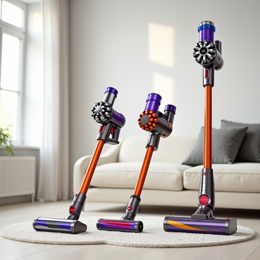сравнение беспроводных пылесосов Dyson