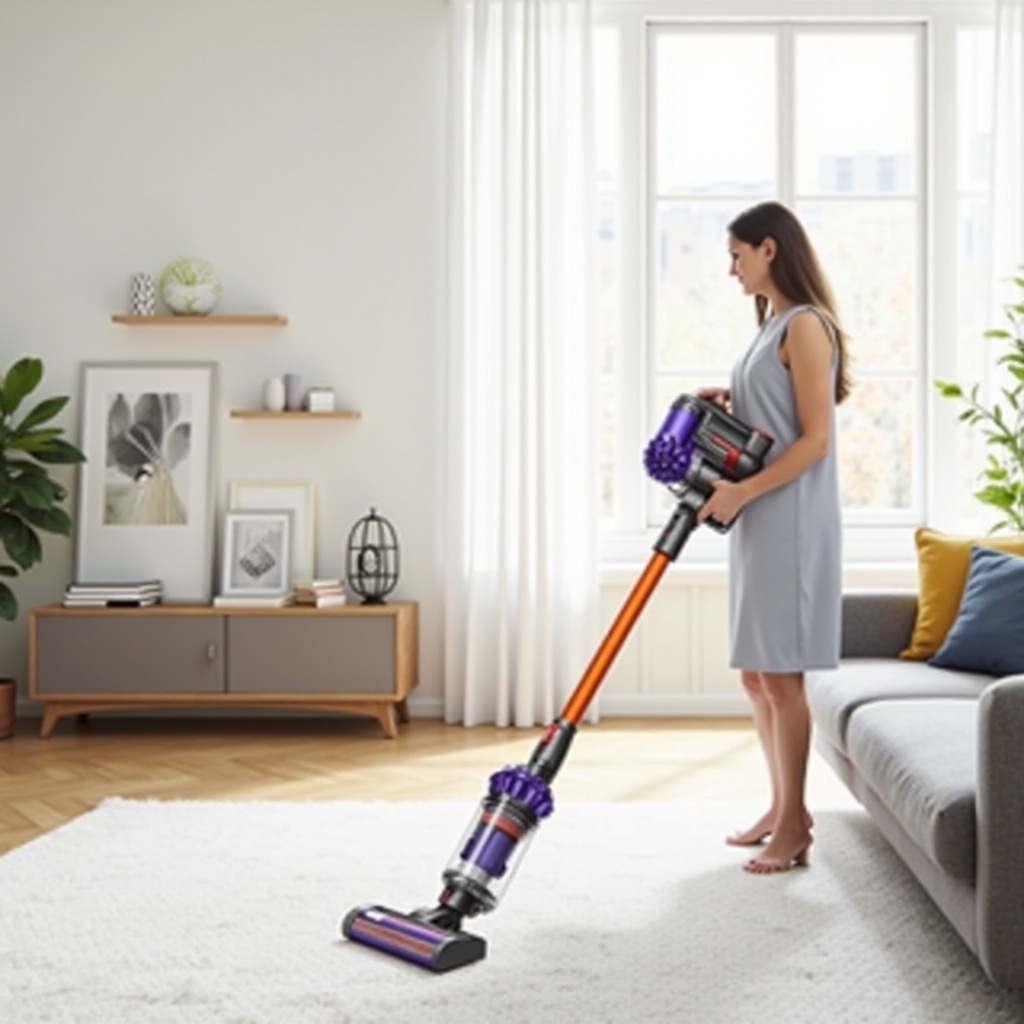 как очистить беспроводной пылесос Dyson