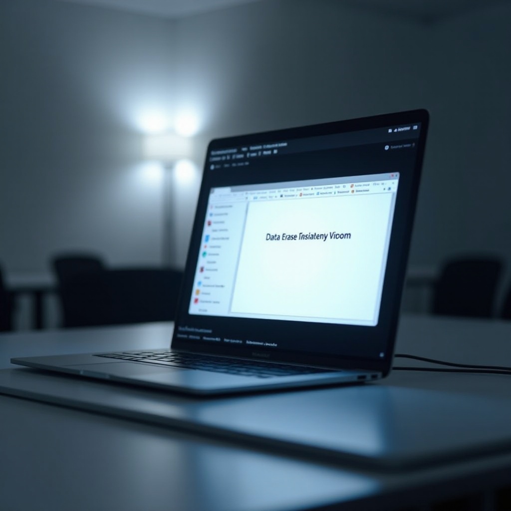 как удалить все данные с ноутбука