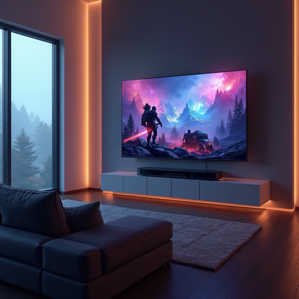 лучший размер телевизора для игр