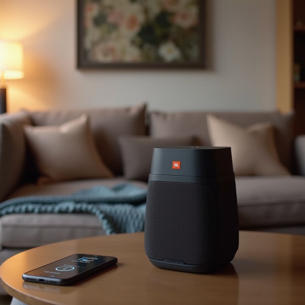 jumelage bluetooth du haut-parleur jbl