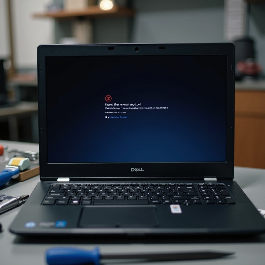 ноутбук Dell перезагружается сам по себе