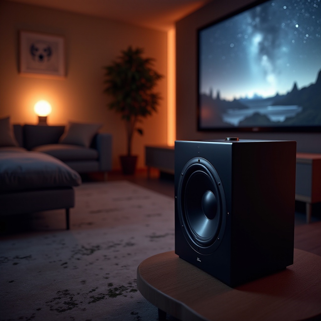 où placer le caisson de basses dans un home cinéma