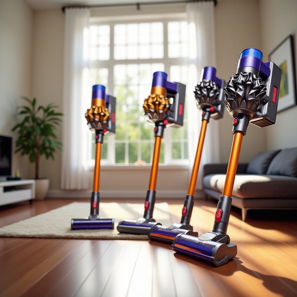 сравнение беспроводных пылесосов Dyson